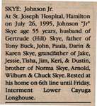 Skye, Johnson Jr. (Died)