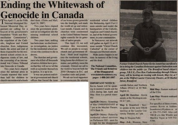 &quot;Ending the whitewash of genocide in Canada&quot;