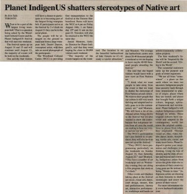 &quot;Planet IndigenUS shatters stereotypes of Native art&quot;