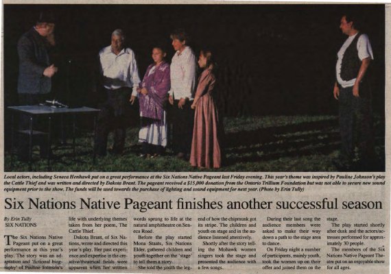 &quot;Six Nations Native Pageant finishes another successful season&quot;