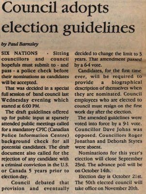 &quot;Council adopts elected guidelines&quot;