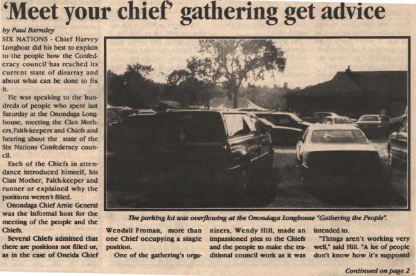 &quot;'Meet your chief' gathering get advice&quot;