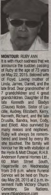 Montour, Ruby Ann (Died)