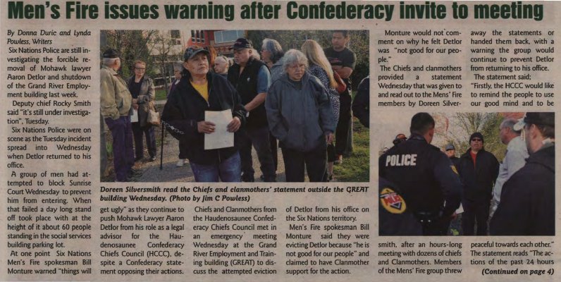 &quot;Men's Fire issues warning after Confederacy invite to meeting&quot;