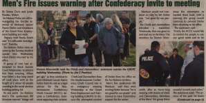 "Men's Fire issues warning after Confederacy invite to meeting"