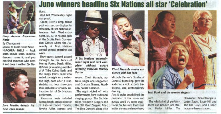 &quot;Juno winners headline Six Nations all star 'Celebration'&quot;