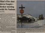 "Men's Fire Shut Down Empire-Broker Meeting with Six Nations"
