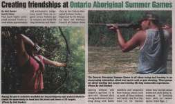 "Creating friendships at Ontario Aboriginal Summer Games"