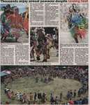 "Thousands enjoy annual powwow despite blazing heat"