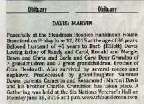 Davis, Marvin (Died)