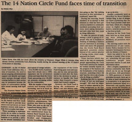 &quot;The 14 Nation Circle Fund faces time of transition&quot;