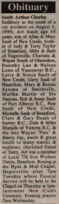 Sault, Arthur Charles (Died)