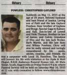 Powless, Christopher Gaylord (Died)
