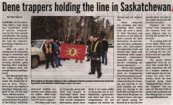 "Dene trappers holding the line in Saskatchewan"