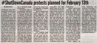 "#ShutDownCanada protests planned for February 13th"