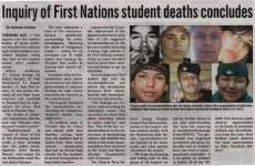 "Inquiry of First Nations student deaths concludes"