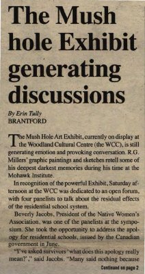 "The Mush hole Exhibit generating discussions"