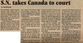 "S.N. takes Canada to court"