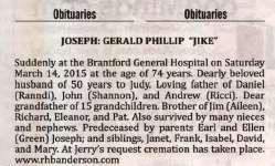Joseph, Gerald Phillip "Jike"