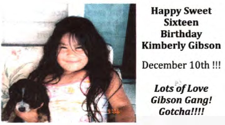 Gibson, Kimberly