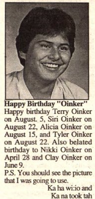 Oinker, Terry