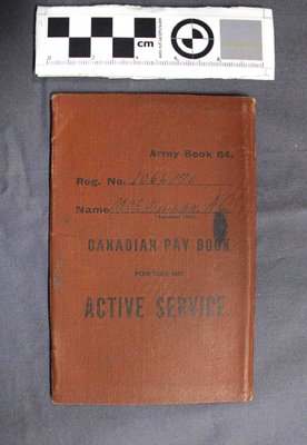 Active Service Pay Book