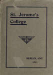 St. Jerome's College Calendar 1911