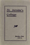 St. Jerome's College Calendar 1914