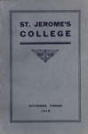 St. Jerome's College Calendar 1919