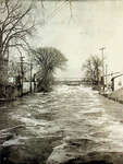 Photograph of 1936 Flood, Rawdon Creek, Stirling