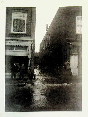 Photograph of 1936 Flood, Mill St. Stirling