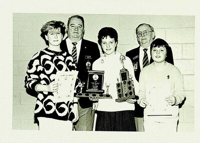 Photograph of Legion Awards Ceremony, Intermediate Level Public Speaking