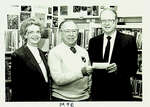 Photograph of a donation to the Stirling-Rawdon Public Library, Stirling, ON