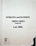 Stirling and Rawdon Obituaries