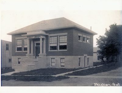 Photograph of the Stirling Library, Stirling, Ontario