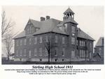 Photograph of Stirling High School, Stirling, ON, 1911