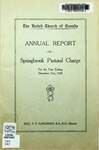 The United Church of Canada Annual Report of Springbrook Pastoral Charge, 1928