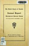 The United Church of Canada Annual Report Springbrook Pastoral Charge, 1929