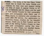 Glenn Hubel Obituary