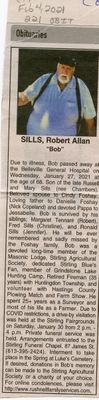 Robert Allan &quot;Bob&quot; Sills Obituary