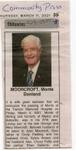 Monte Donland Moorcroft Obituary, Community Press