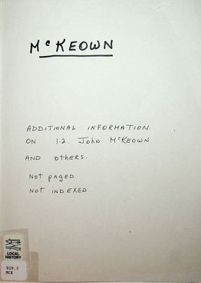 McKeown - Additional Information on 1.2 John McKeown and Others