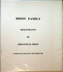 Moon Family Descendants of Johannes B. Moon