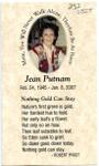 Jean Putnam Funeral Home Card