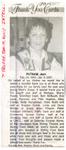 Jean Putnam Card of Thanks, Intelligencer