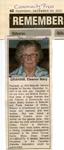 Eleanor Mary Graham Obituary, Community Press