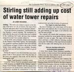 Stirling still adding up cost of water tower repairs, Community Press (2007)