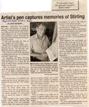 Artist's pen captures memories of Stirling, Community Press (2008)