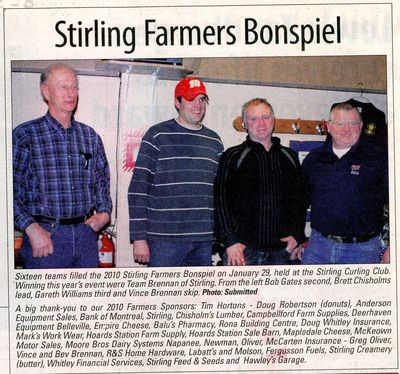 Stirling Farmers Bonspiel, EMC (2010)