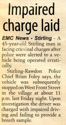 Impaired charge laid, EMC (2010)